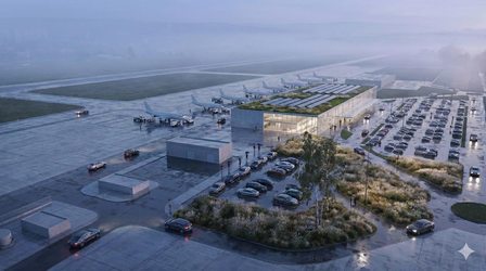 Nou aeroport pregătit în România FOTO