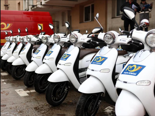 Poștașii nu vor veni încă pe scuter. Poșta anulează licitația DOCUMENT