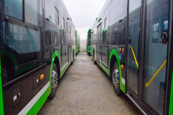 Troleibuze noi în București FOTO