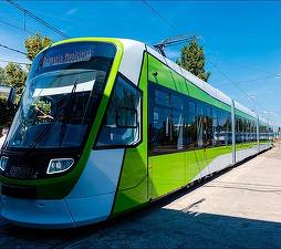FOTO Linie importantă de tramvai din capitală se apropie de final cu lucrările de modernizare