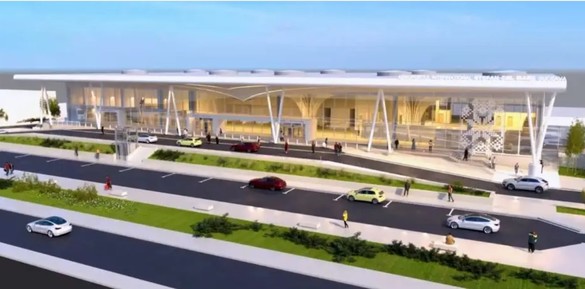 FOTO Nou terminal de aeroport, de peste 10.000 metri pătrați, construit la Suceava