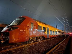 VIDEO CFR introduce trenuri noi Alstom Coradia din București către Timișoara
