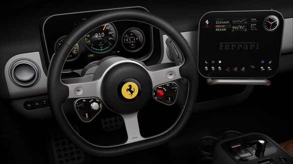 FOTO Ferrari Luce: primul model electric din istoria mărcii italiene. Interior plin de aluminiu și schimbător din Gorilla Glass