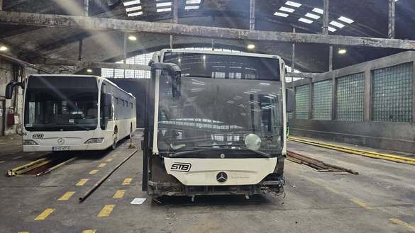 VIDEO&FOTO Ciucu, îngrozit de cum se lucrează la STB după o vizită neanunțată la autobază