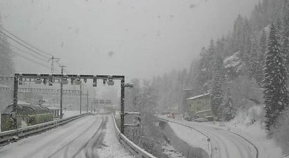 Tren deraiat în Alpi, în Elveția VIDEO