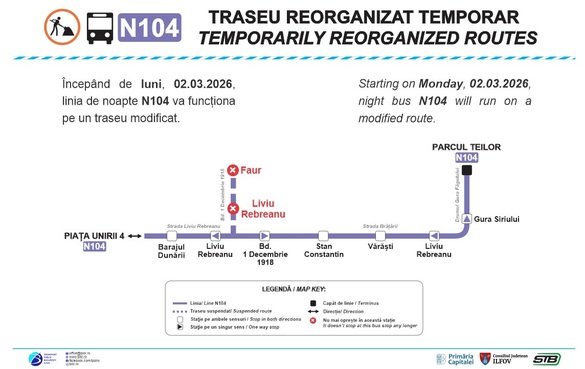 HARTĂ Linii de tramvai suspendate în București. Amplă reorganizare pentru reabilitare
