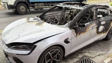 O mașină BYD Seal incendiată în China arată nivelul de protecție al bateriei Blade