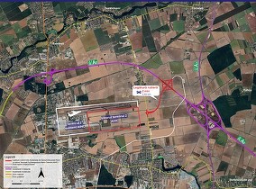 Drum de mare viteză pregătit spre Aeroportul Otopeni