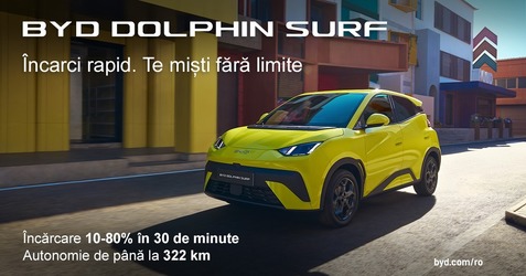 BYD, primul loc pe piața vehiculelor electrificate din România în luna martie și pe primele trei luni din 2026