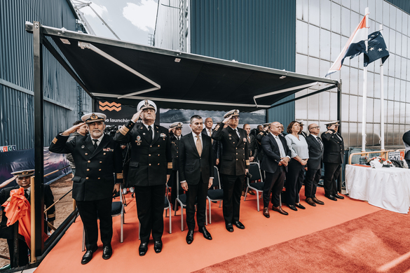 Damen Galați lansează o navă pentru marina portugheză FOTO
