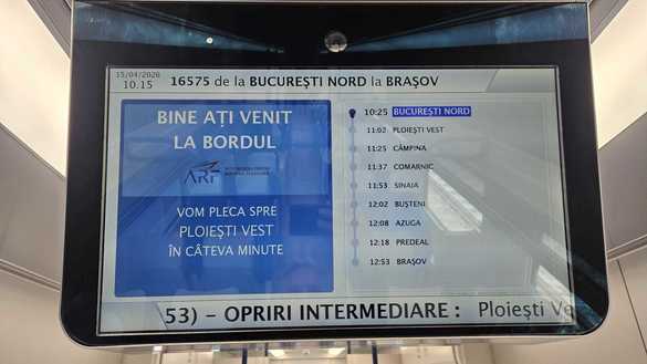 VIDEO Premieră - Primul tren nou Coradia Stream administrat de un operator privat circulă pe ruta București - Brașov