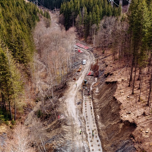 Erbașu avansează pe „Valea Doftanei” FOTO