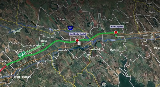 VIDEO Moment de referință pe Autostrada Unirii A8 - Avem constructor pentru ultimii kilometri ai Autostrăzii Unirii și primii din Republica Moldova