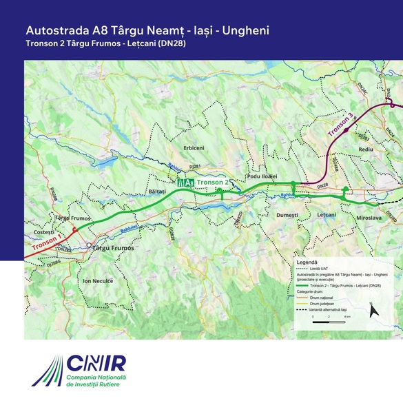 VIDEO Moment de referință pe Autostrada Unirii A8 - Avem constructor pentru ultimii kilometri ai Autostrăzii Unirii și primii din Republica Moldova