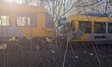 Doi români au fost implicați în accidentul feroviar din Danemarca VIDEO