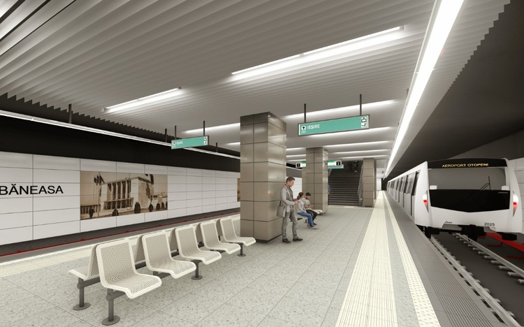 FOTO Pas important pentru Magistrala 6 de metrou - A fost emisă autorizația de construire pentru lucrări de arhitectură, cale de rulare și instalații electromecanice. Cum vor arăta stațiile