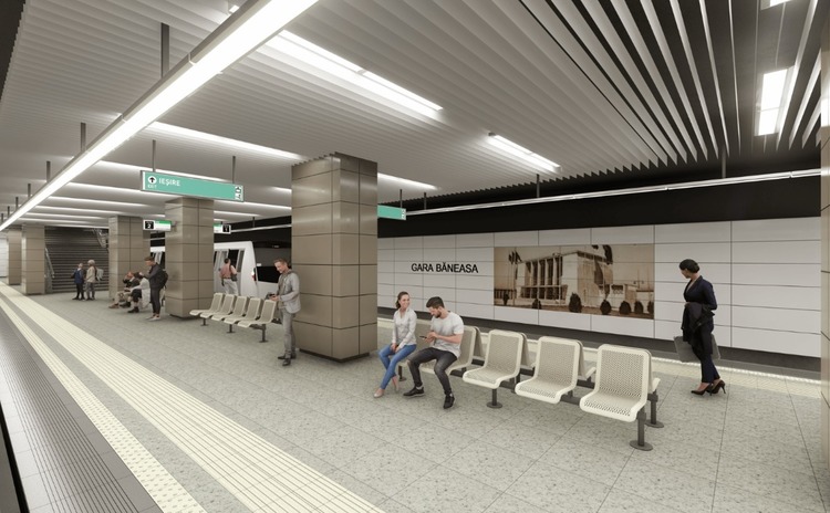 FOTO Pas important pentru Magistrala 6 de metrou - A fost emisă autorizația de construire pentru lucrări de arhitectură, cale de rulare și instalații electromecanice. Cum vor arăta stațiile