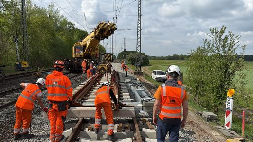 FOTO Companie românească, chemată în Germania pentru o modernizare majoră a căii ferate.  Bawi Construction tocmai a fost achiziționată de Strabag