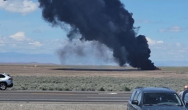 VIDEO Două avioane s-au ciocnit în zbor la un show aviatic în SUA