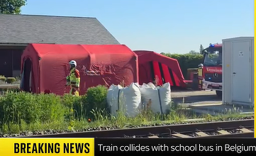 VIDEO Accident grav între un microbuz școlar și un tren, în Belgia. Mai multe persoane au murit. ”Europa plânge împreună cu Belgia”
