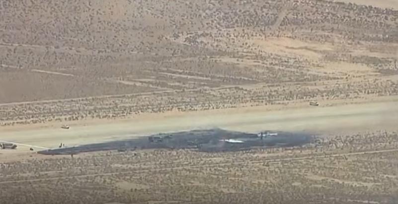 VIDEO Avion B-52 al Forțelor Aeriene ale SUA prăbușit în California