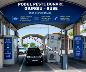 ANUNȚ Lucrările pe Podul Prieteniei Giurgiu-Ruse s-au încheiat, circulația revine la normal