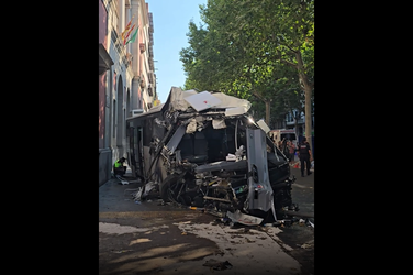 VIDEO Accident grav de autocar. 46 de răniți după ce vehiculul a intrat într-o clădire din Spania