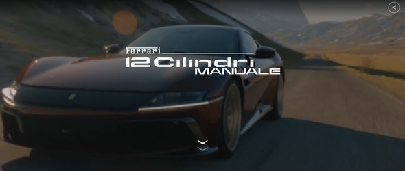 FOTO Ferrari lansează o ediție limitată a modelului 12Cilindri din 2024, cu o cutie de viteze manuală