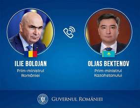 Bolojan a discutat cu omologul din Kazahstan, după reluarea exportului de petrol către România