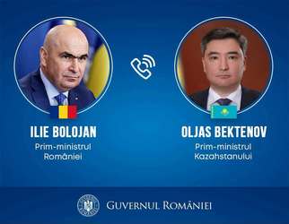 Bolojan a discutat cu omologul din Kazahstan, după reluarea exportului de petrol către România