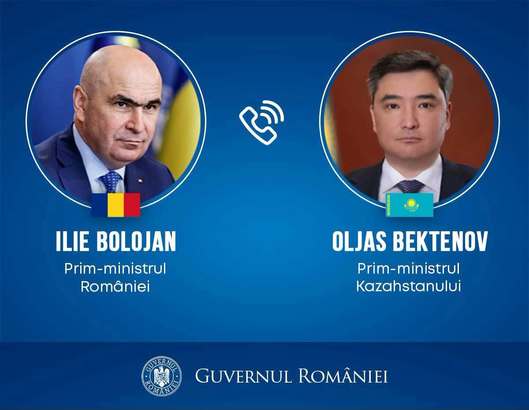 Bolojan a discutat cu omologul din Kazahstan, după reluarea exportului de petrol către România