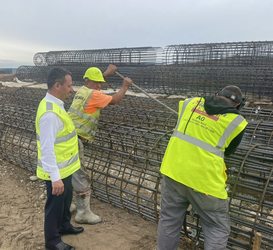 VIDEO Gigant japonez primește în România un drum, pentru mutarea producției. Varianta ocolitoare a localității Brănești, dată în trafic
