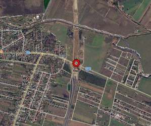 FOTO Nou sens giratoriu pentru legătura cu Autostrada A0, în localitatea Bâcu