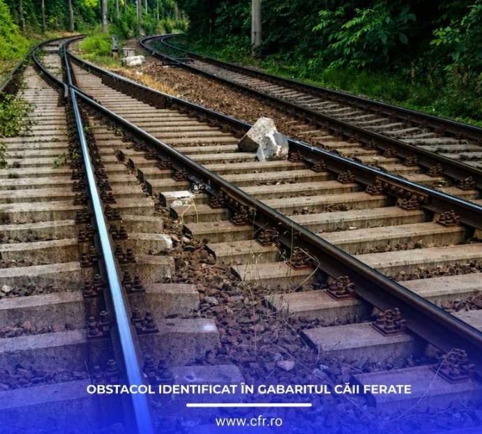 Pericol pe calea ferată. CFR anunță obiecte amplasate neautorizat, după ce anterior a reclamat un sabotaj