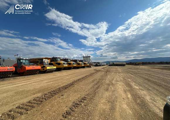 FOTO Start la primul șantier pe sectorul montan al A8 și primul lot de autostradă construit vreodată în Harghita