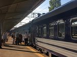 FOTO INEDIT Ajunge în România un tren din Ucraina transformat în galerie de artă mobilă 