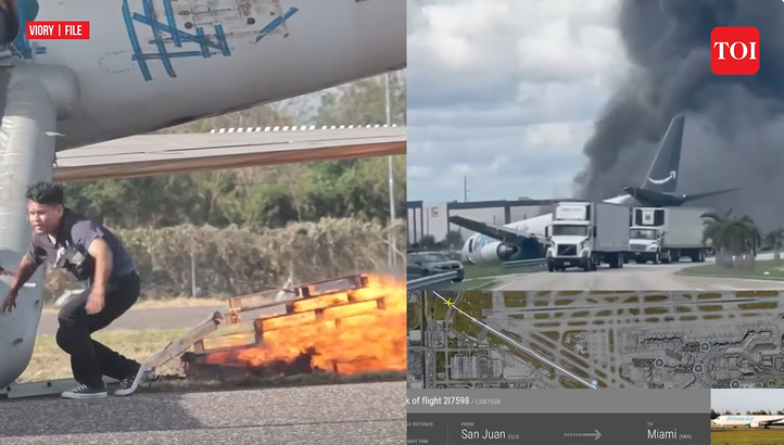 VIDEO Un avion a ieșit de pe pistă și a lovit mai multe mașini la aterizarea pe aeroportul din Miami. Cel puțin cinci persoane au murit