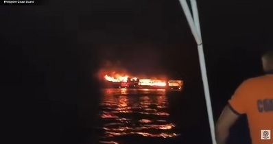 VIDEO Incendiu pe un feribot. Mai multe persoane au murit și alte zeci sunt dispărute în Filipine, în urma unui incendiu izbucnit la bordul unui feribot
