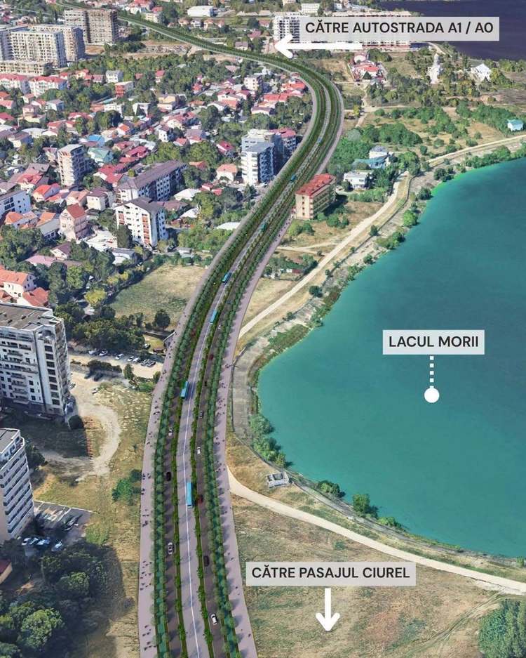 FOTO Nou drum în București, pe sub Autostrada A1. Va uni Iuliu Maniu și Preciziei - Undă verde