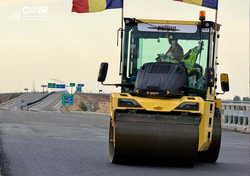 VIDEO&FOTO Tronsonul de autostradă abandonat de Bechtel, deschis chiar de Ziua Națională