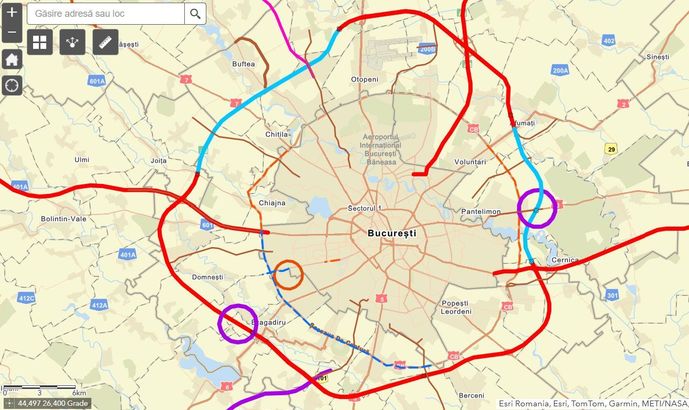 FĂRĂ Autostrada A0 Nord completă în acest an. Alte două loturi așteaptă deschiderea. Situația autostrăzilor din România, la zi