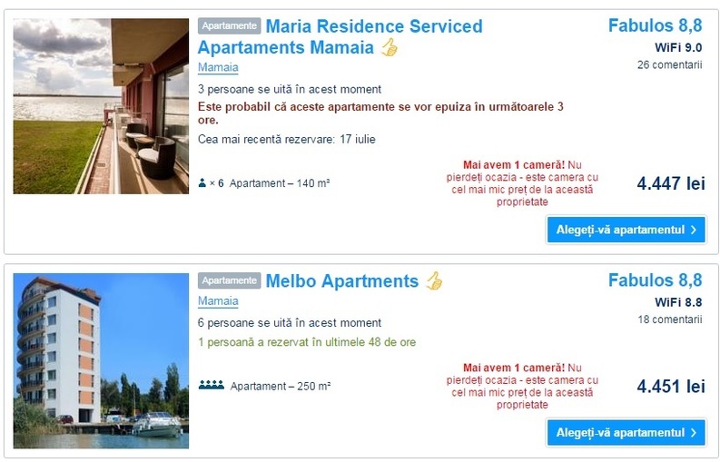 Mamaia, în vârf de sezon: 99% grad de ocupare și apartamente de 1.000 de euro pe noapte, cât la Burj Al Arab