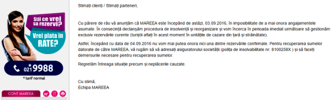 ANT: Turoperatorul Mareea a păgubit peste 1.000 de turiști, restanțele către furnizori se ridică la 285.000 euro