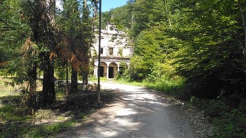 FOTO Un monument de arhitectură al stațiunii Moneasa, Vila Nufărul, unde s-au amenajat primele băi termale, a ajuns o ruină, fiind abandonat de 27 de ani