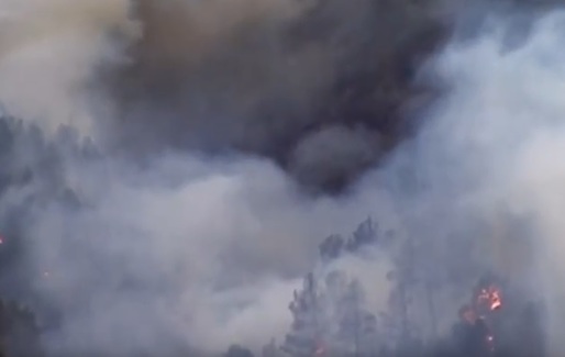 VIDEO Incendiu violent pe insula spaniolă Gran Canaria