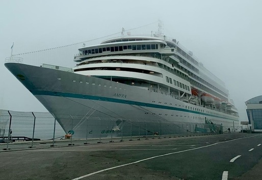 O navă cu peste 750 de pasageri la bord a sosit la Constanța. 21 de nave de croazieră au ajuns în port în acest an