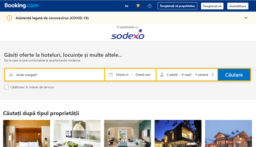 Parteneriat Sodexo România - Booking.com