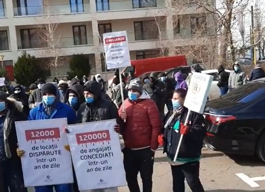 VIDEO Federația Patronatelor din Turismul Românesc declanșează "CARAVANA PROTESTELOR", pe ritmurile melodiei „Ce bine e să lucrezi la stat”