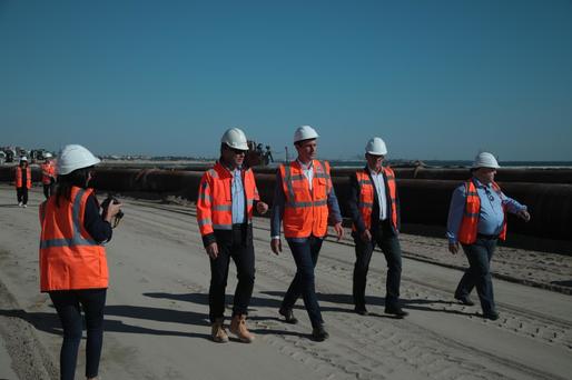 VIDEO Van Oord, constructorul „The Palm” din Dubai, a dat drumul lucrărilor de înnisipare în zona costieră Eforie
