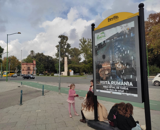 GALERIE FOTO Campanie de promovare a României pe străzile din Sevilla